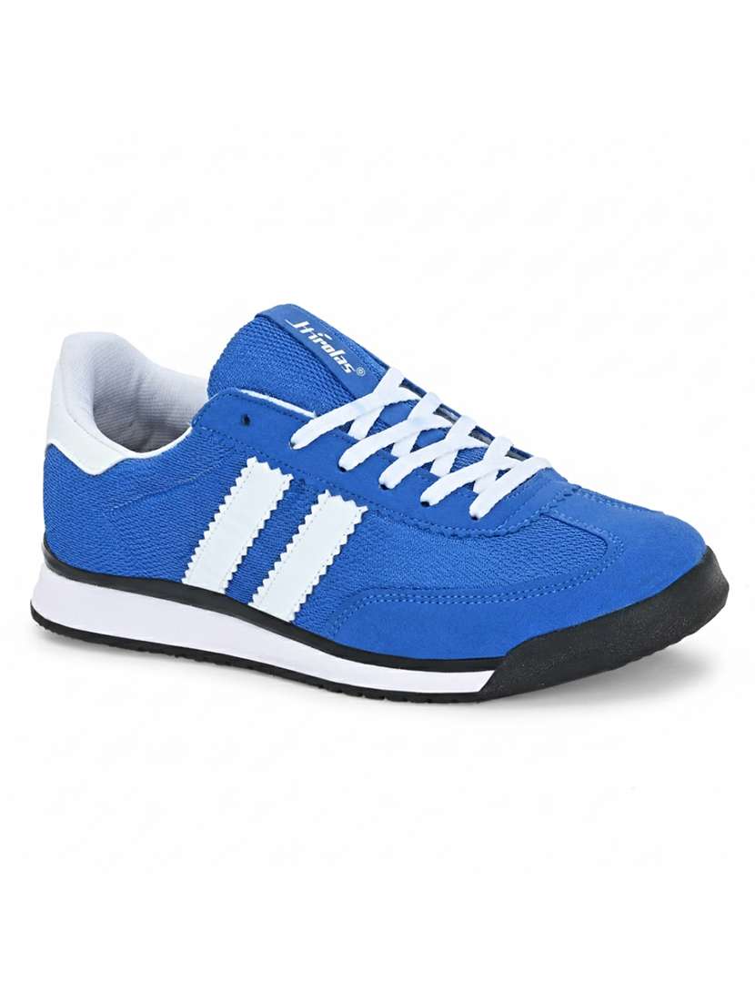 men blue lace up sneaker - 22472850 -  Standard Image - 2