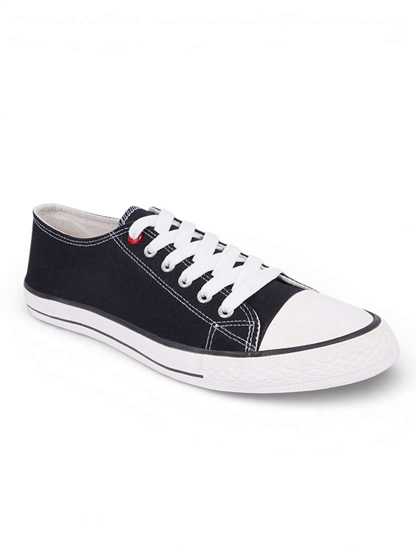 Women Black Lace-up Casual Shoe - 22472852 -  Standard Image - 2