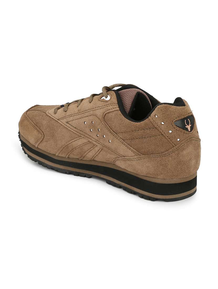 Men Solid Brown Lace Up Shoe - 22472862 -  Standard Image - 2