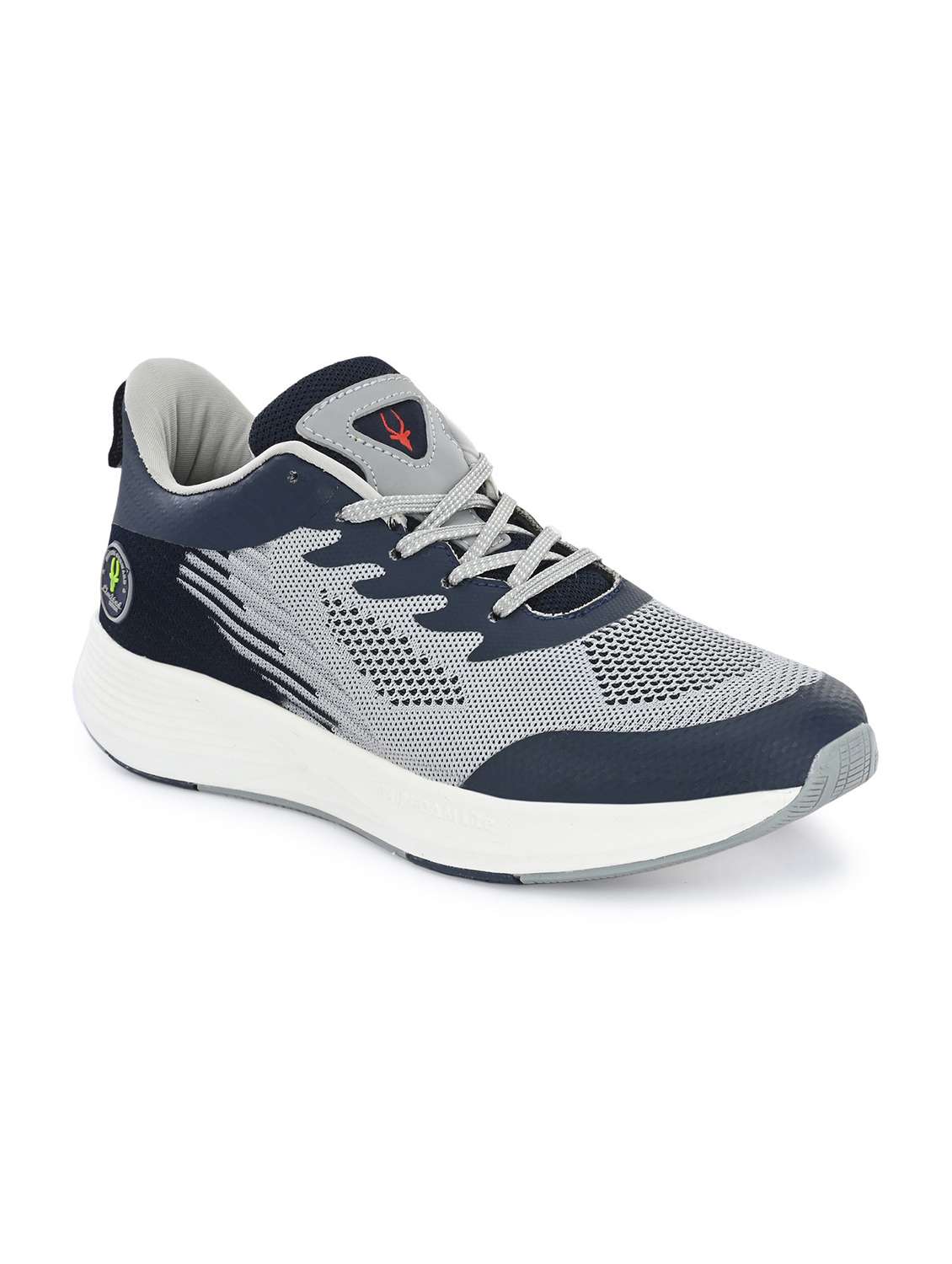 men solid grey lace up shoe - 22472882 -  Standard Image - 2