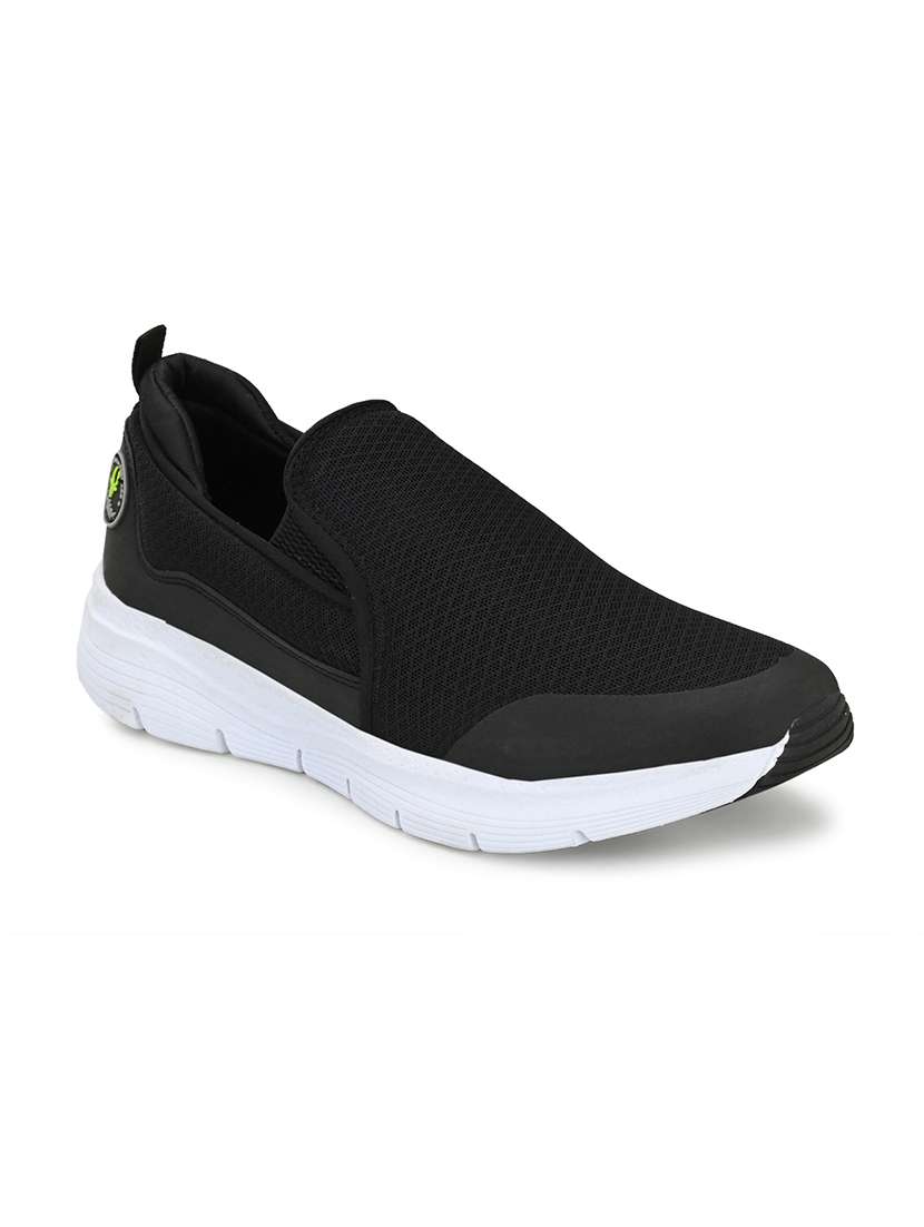 Men Solid Black Lace Up Shoe - 22472883 -  Standard Image - 2