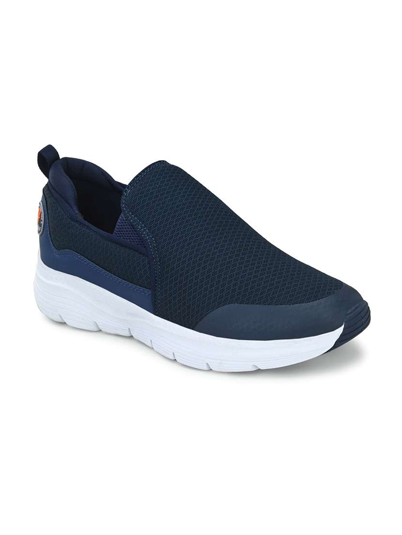 men solid blue lace up shoe - 22472884 -  Standard Image - 2