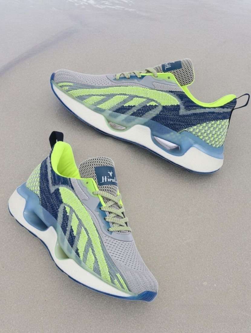 men solid grey lace up shoe