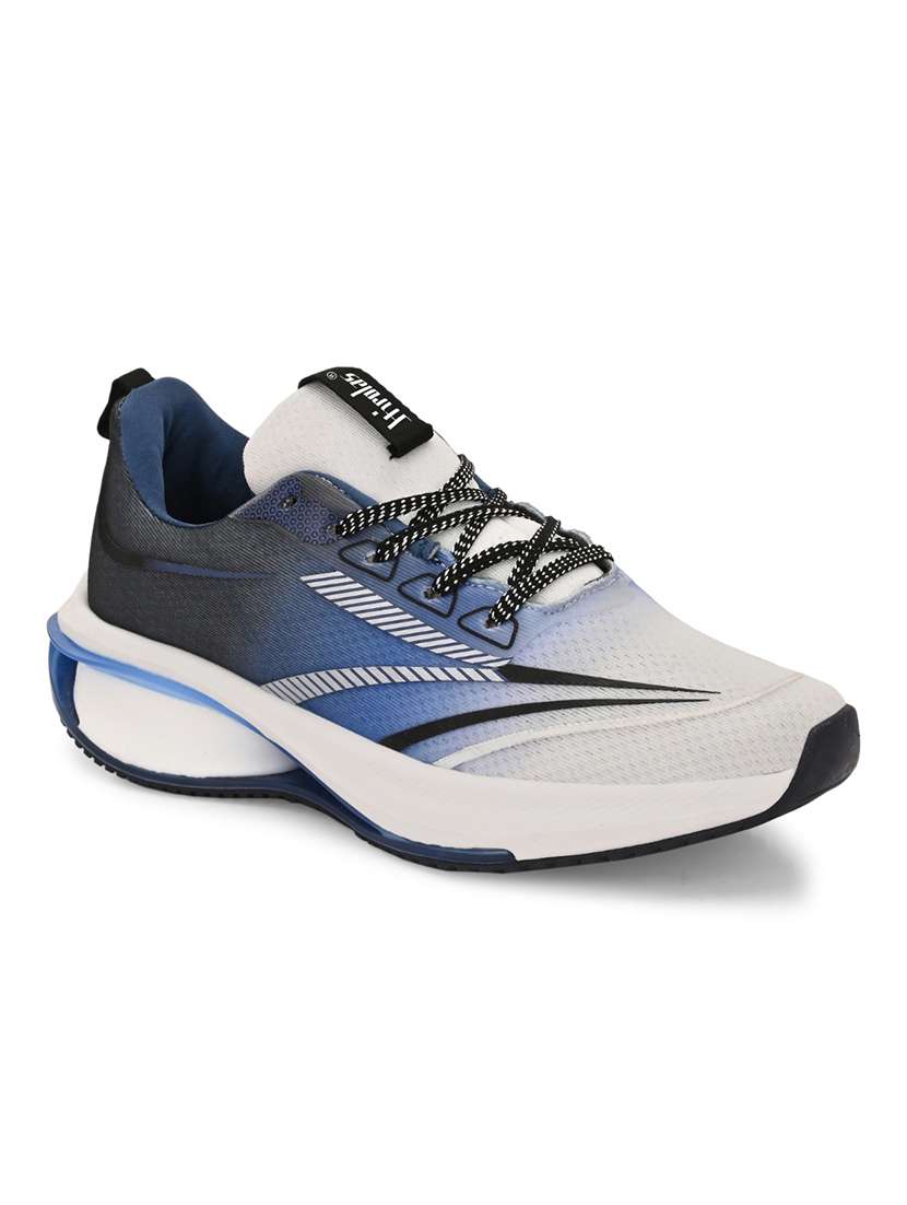 men solid blue lace up shoe - 22472898 -  Standard Image - 2