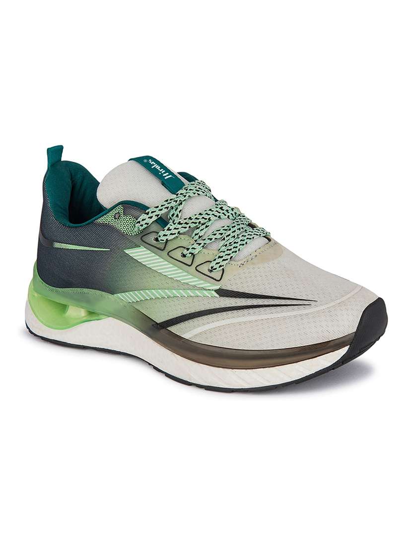 men solid green lace up shoe - 22472900 -  Standard Image - 2