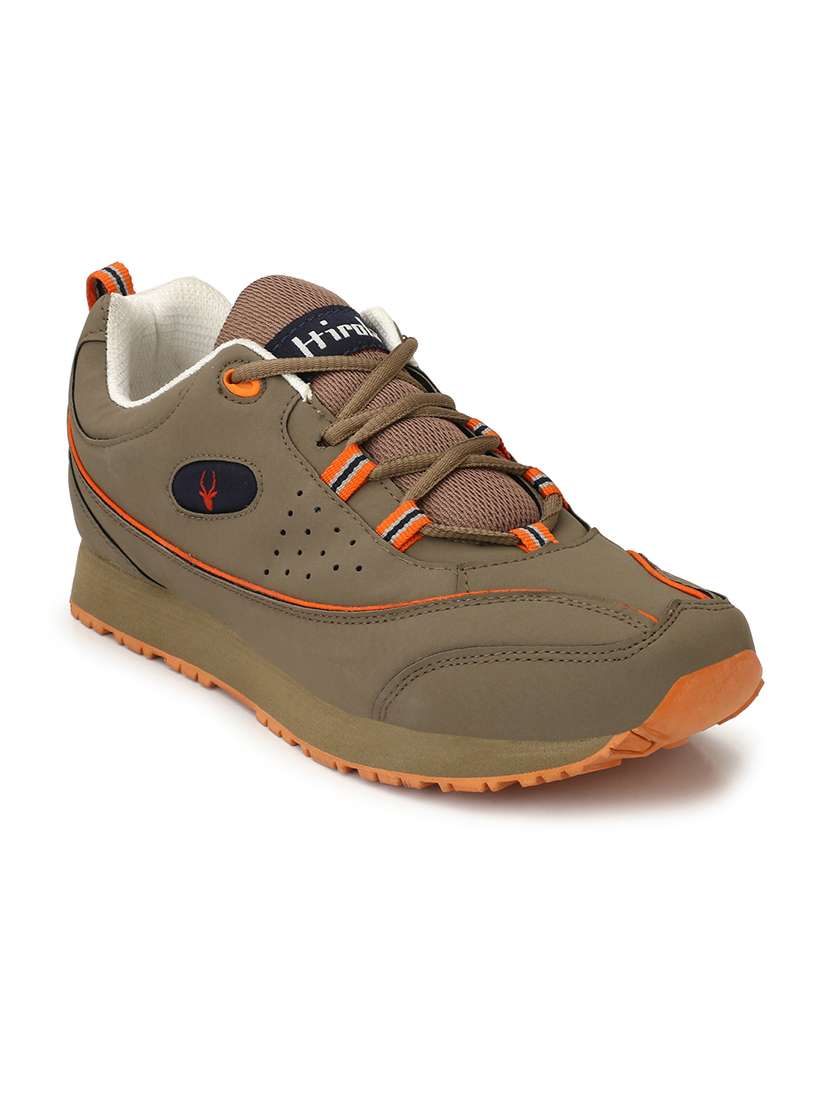 Men Solid Brown Lace Up Shoe - 22472922 -  Standard Image - 2