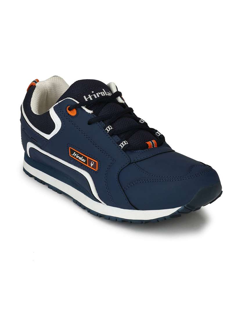 Men Solid Blue Lace Up Shoe - 22472936 -  Standard Image - 2
