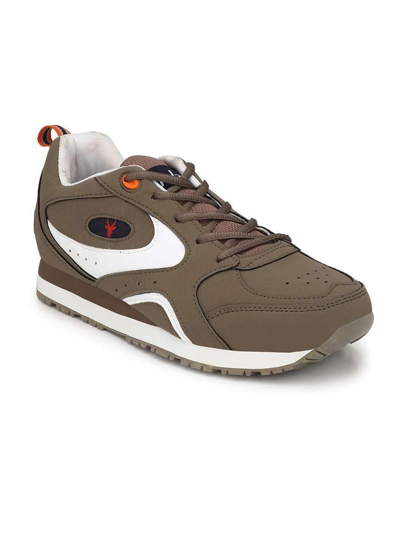 men solid brown lace up shoe - 22472946 -  Standard Image - 2