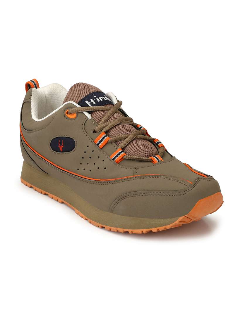Men Solid Brown Lace Up Shoe - 22472956 -  Standard Image - 2