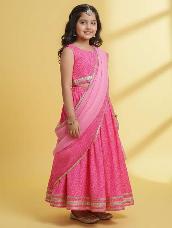 girl georgette lehenga choli - 22473420 -  Standard Image - 2