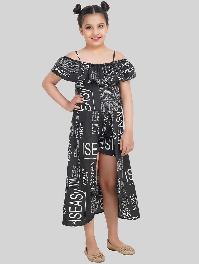 girl  polyester fit & flare dress - 22473720 -  Standard Image - 2