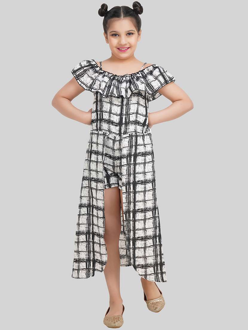 Girl Polyester Fit & Flare Dress - 22473721 -  Standard Image - 2