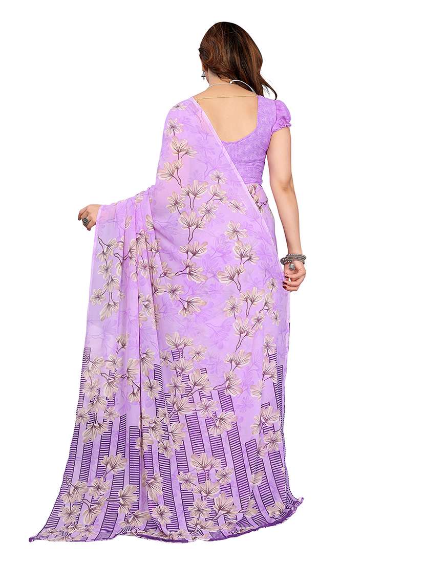 women pack of 2 printed combo saree with blouse - 22474472 -  Standard Image - 2