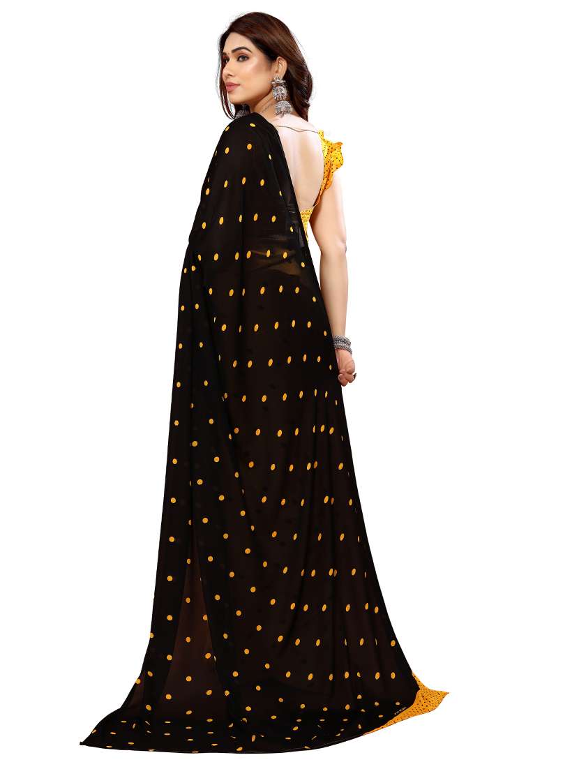 women pack of 2 printed combo saree with blouse - 22474999 -  Standard Image - 2