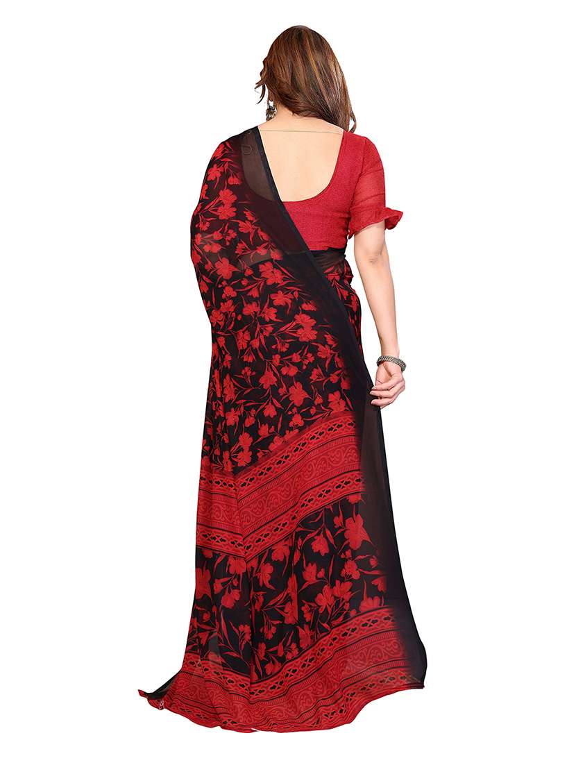 women pack of 2 printed combo saree with blouse - 22475155 -  Standard Image - 2