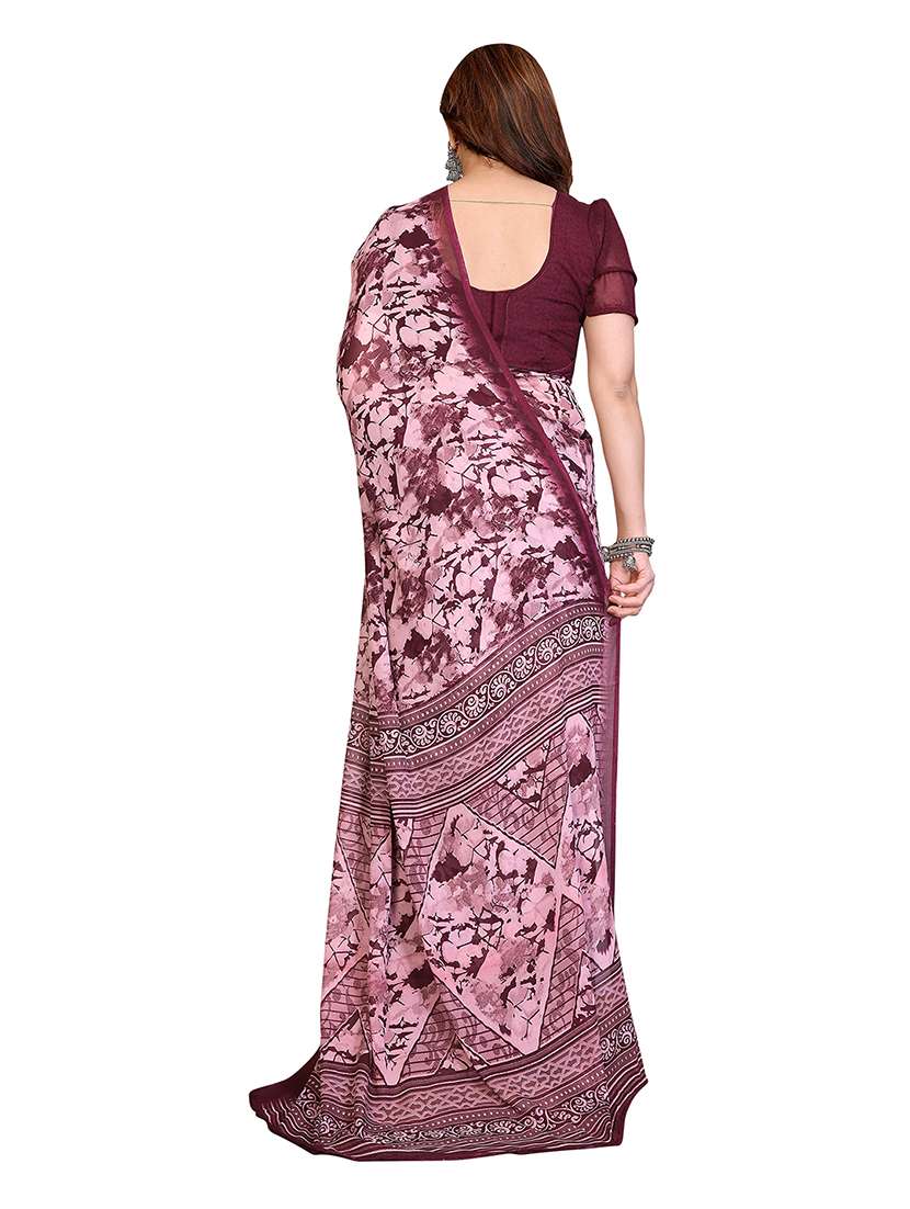 women pack of 2 printed combo saree with blouse - 22475383 -  Standard Image - 2