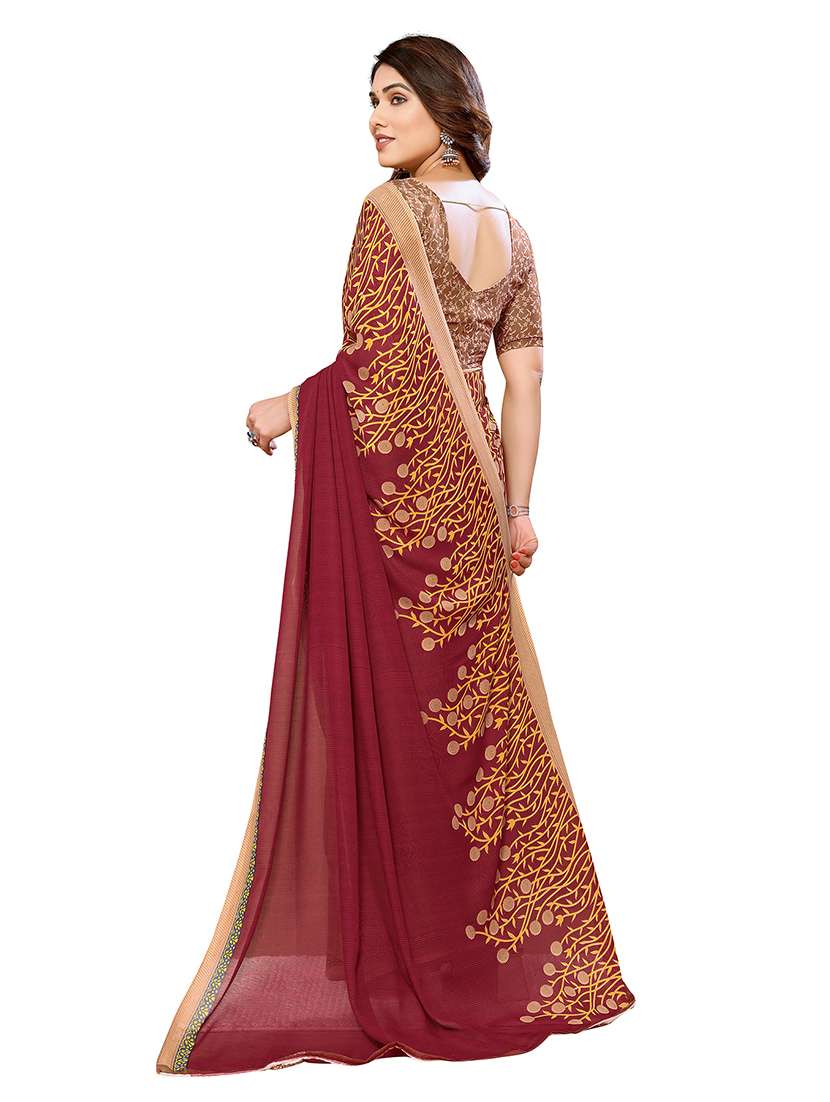 women pack of 2 printed combo saree with blouse - 22476211 -  Standard Image - 2