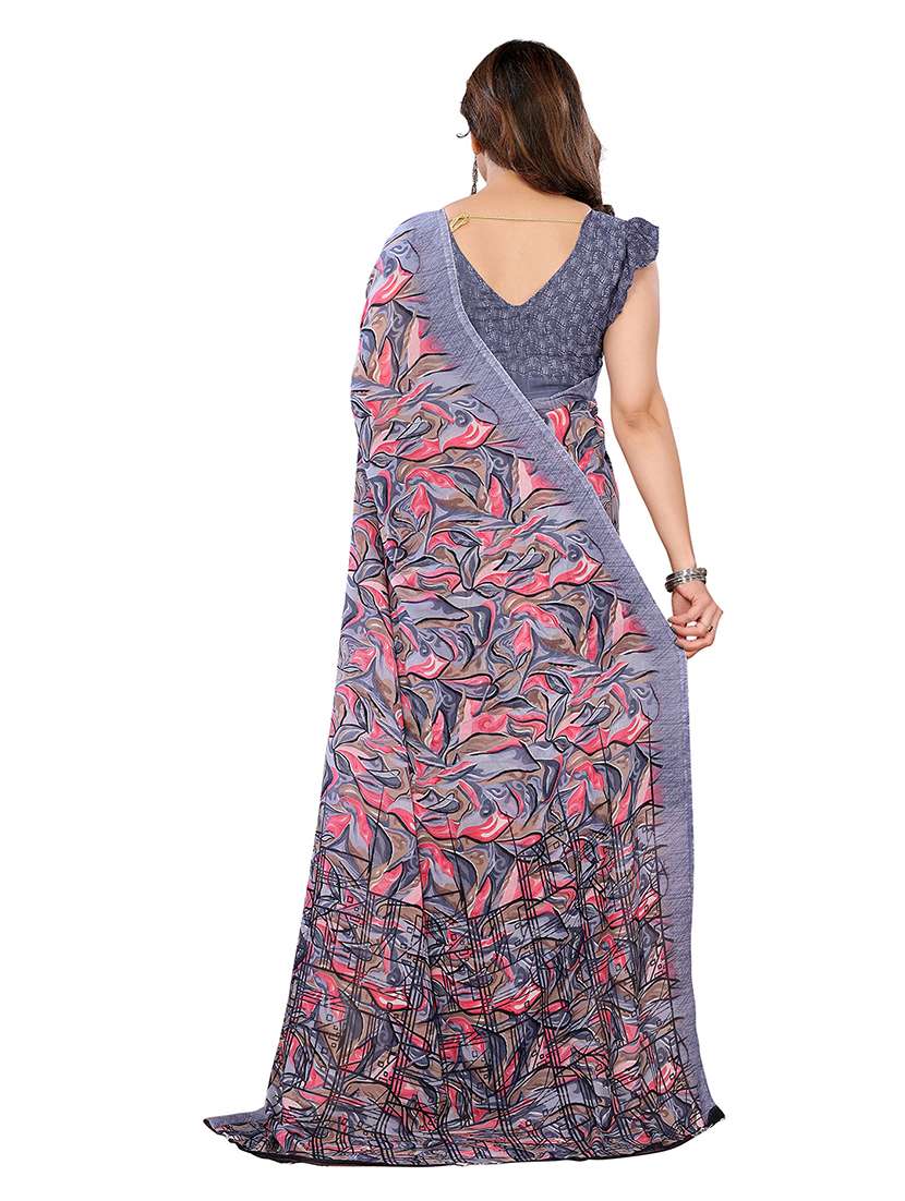 women pack of 2 printed combo saree with blouse - 22476326 -  Standard Image - 2