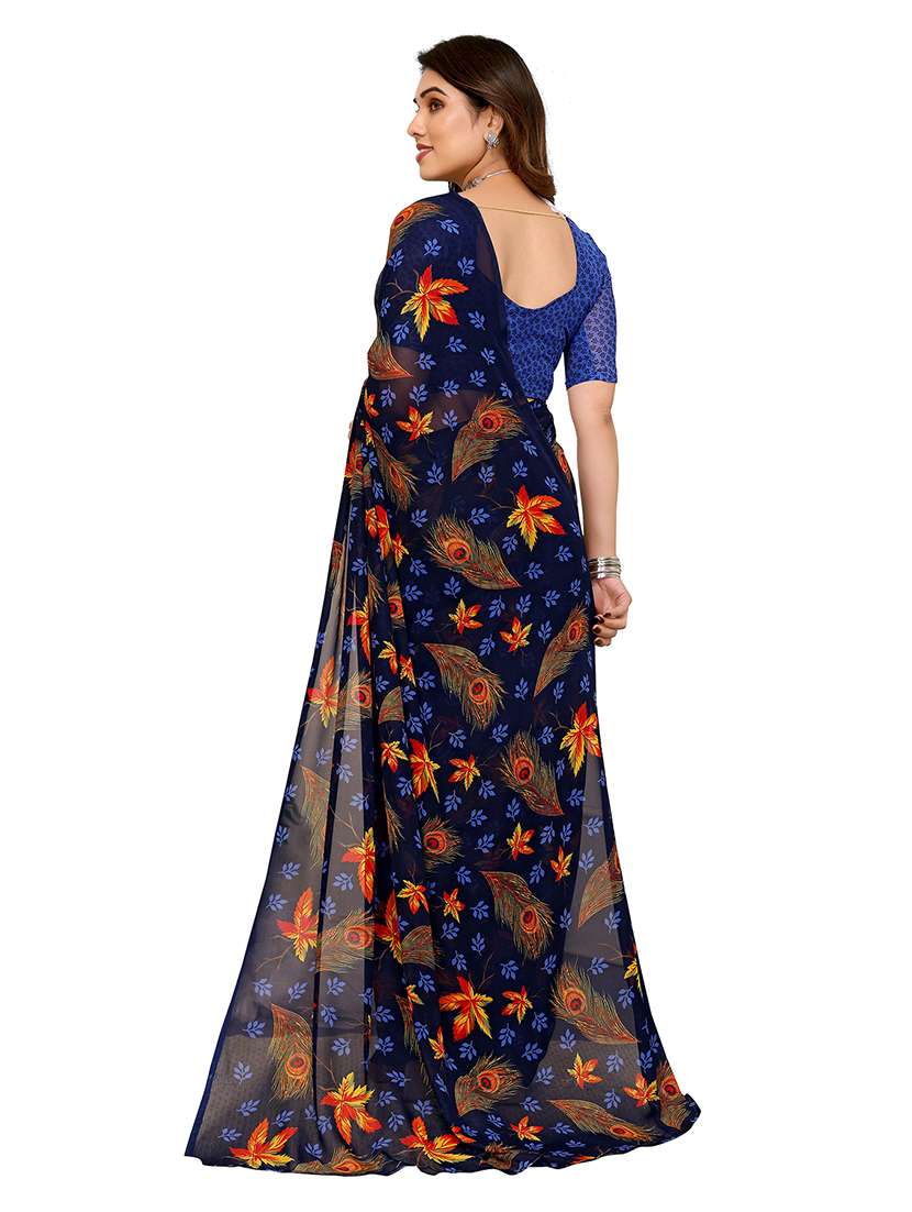 women pack of 2 printed combo saree with blouse - 22476508 -  Standard Image - 2