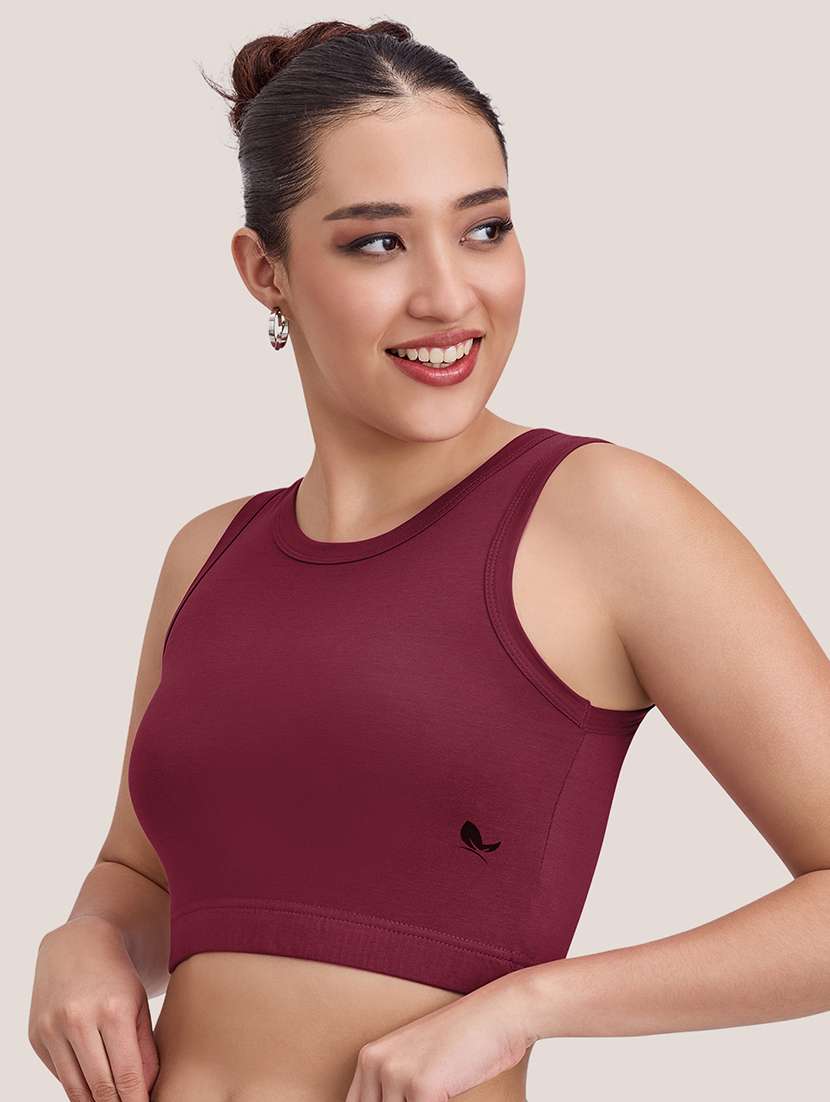 women solid full coverage sports bra - 22477160 -  Standard Image - 2