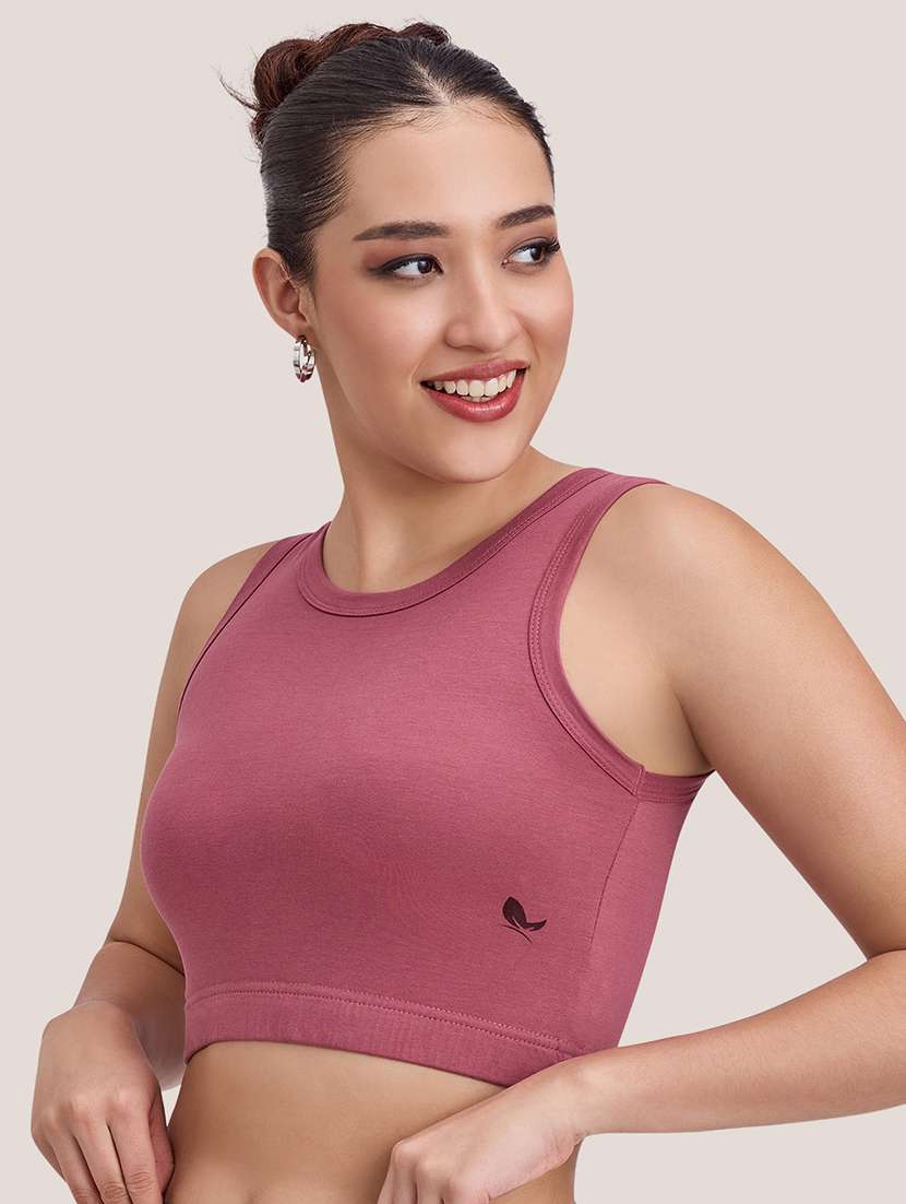 women solid full coverage sports bra - 22477162 -  Standard Image - 2