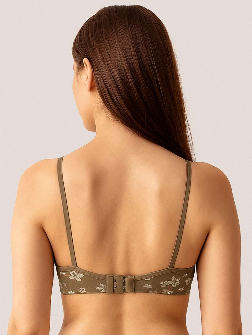 women pack of 2 printed full coverage bra - 22477617 -  Standard Image - 2