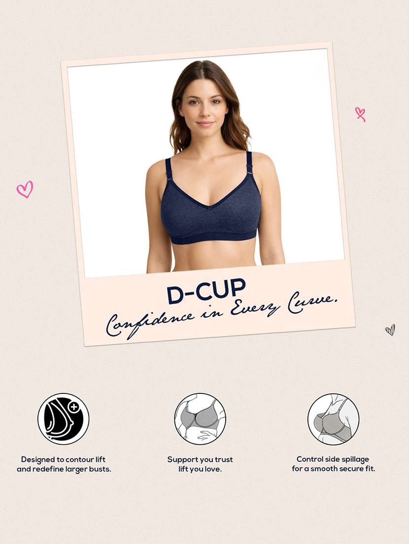 women pack of 3 solid minimizer bra - 22477953 -  Standard Image - 7