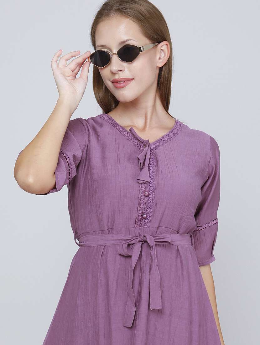 women embellished short sleeves tiered dress