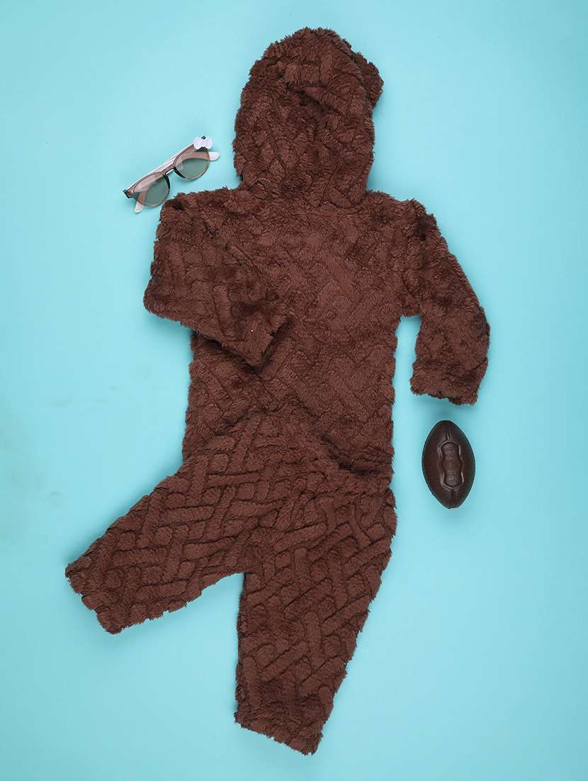 Girls Self Design Winterwear Full Length Set - 22480355 -  Standard Image - 2