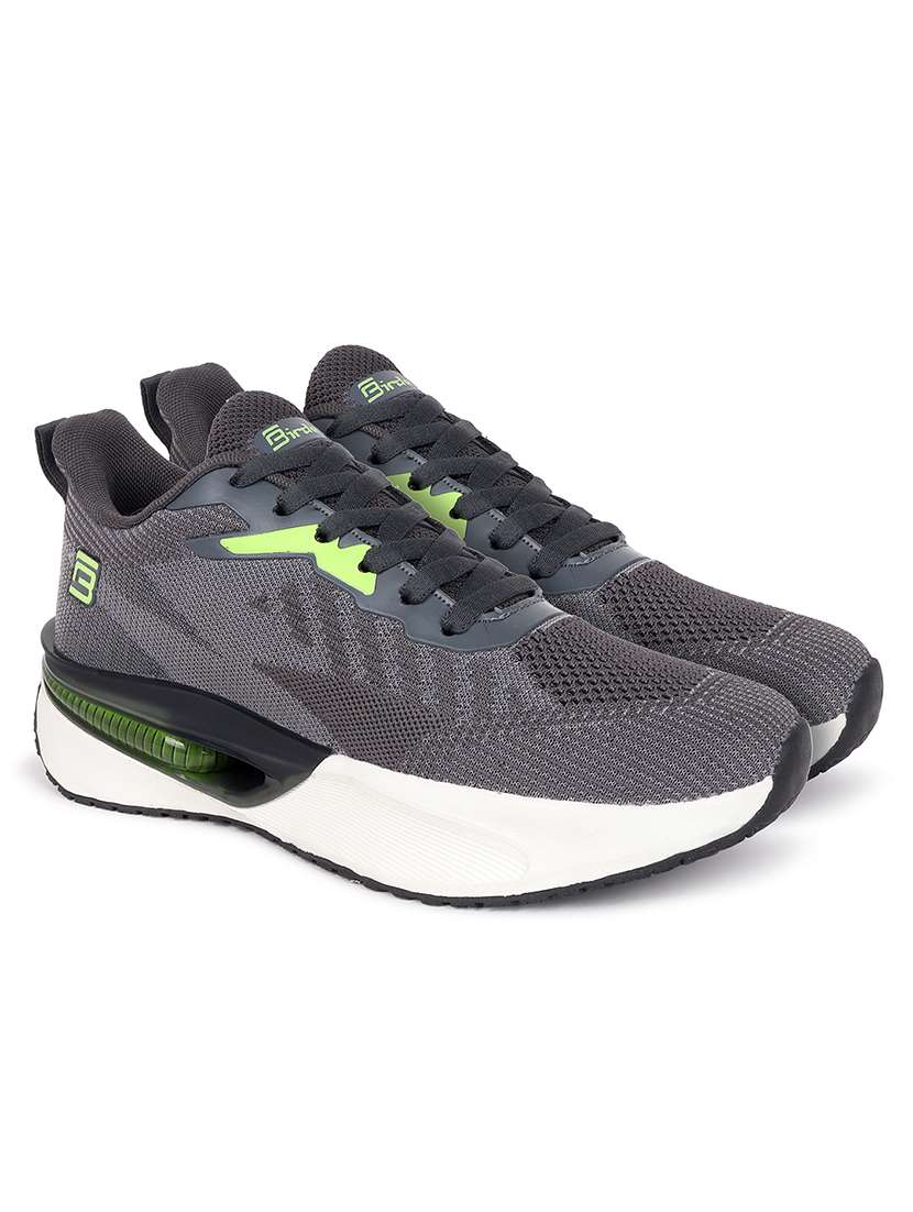 birde black men sports running shoes - 22480530 -  Standard Image - 2