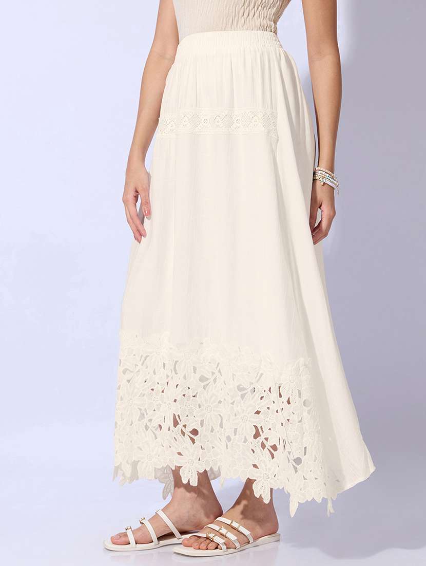 women solid with work a-line maxi skirt - 22480677 -  Standard Image - 2