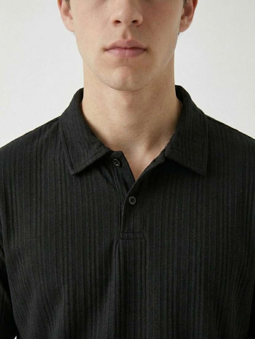 men self design short sleeve regular fit polo t-shirt - 22480705 -  Standard Image - 2