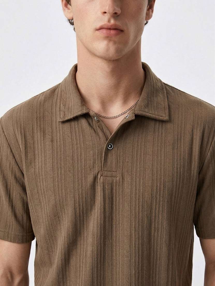 men self design short sleeve regular fit polo t-shirt - 22480707 -  Standard Image - 2