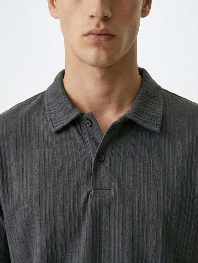 men self design short sleeve regular fit polo t-shirt - 22480708 -  Standard Image - 2