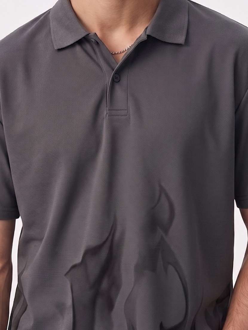 men printed short sleeve regular fit polo t-shirt - 22480720 -  Standard Image - 2
