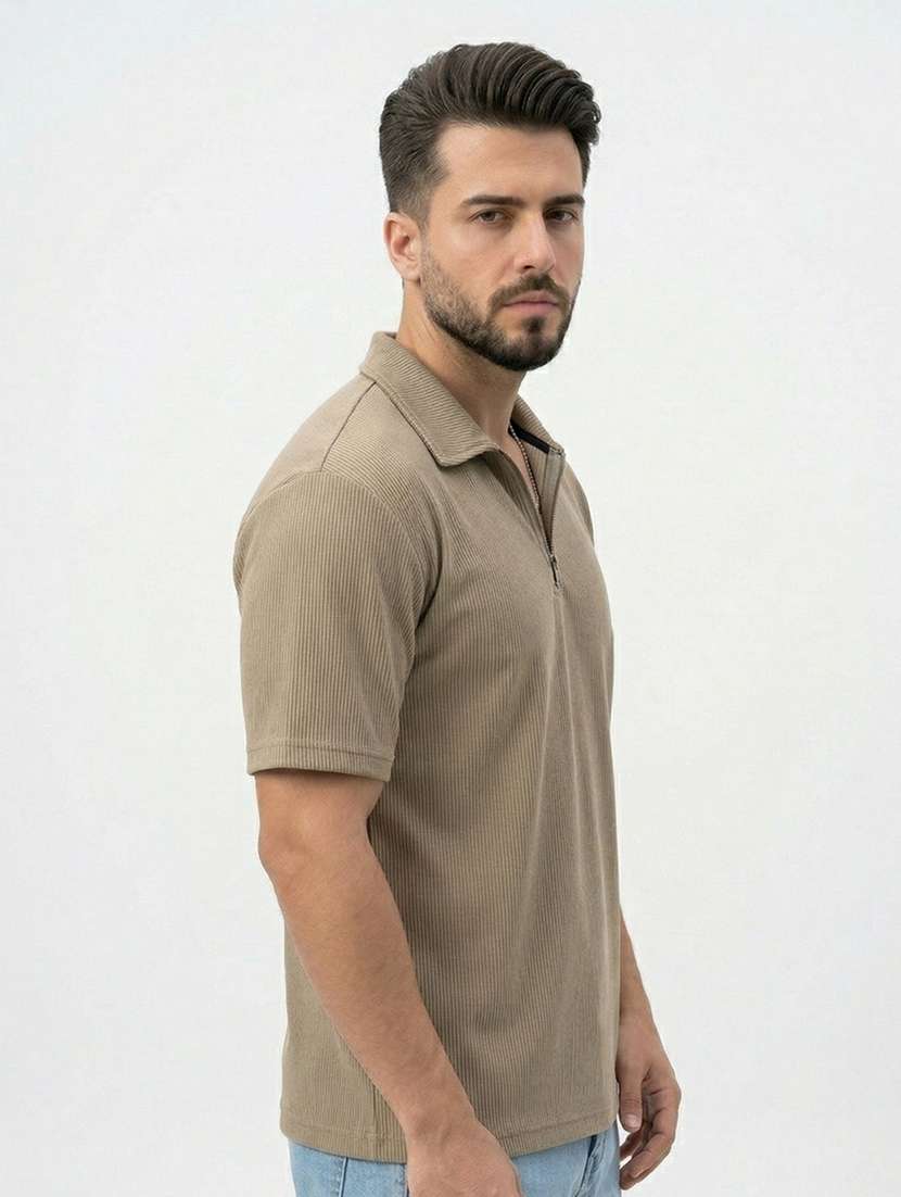 men self design short sleeve regular fit polo t-shirt - 22480847 -  Standard Image - 2