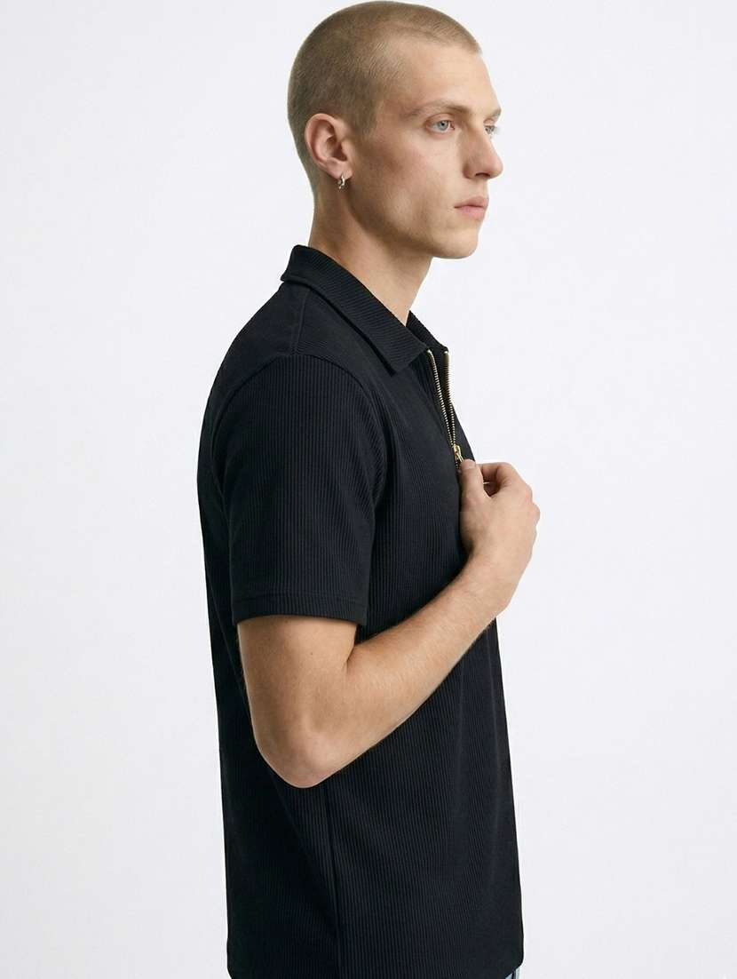men self design short sleeve regular fit polo t-shirt - 22480848 -  Standard Image - 2