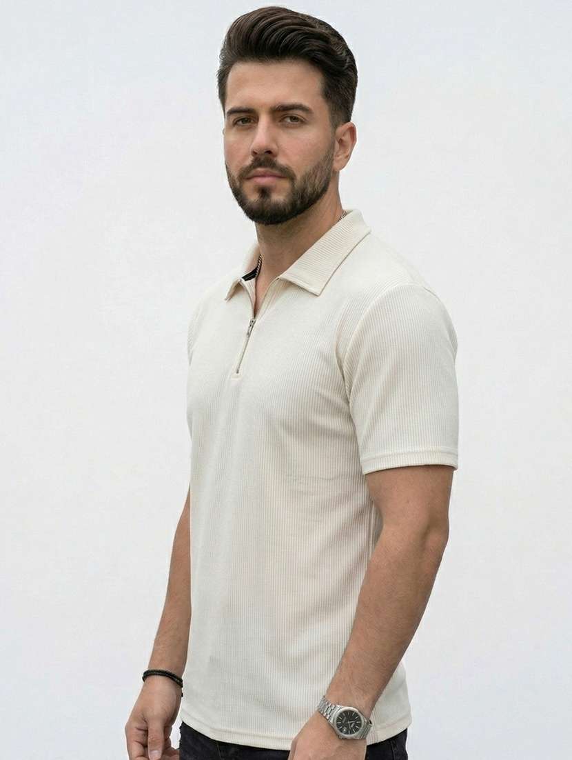 men self design short sleeve regular fit polo t-shirt - 22480851 -  Standard Image - 2