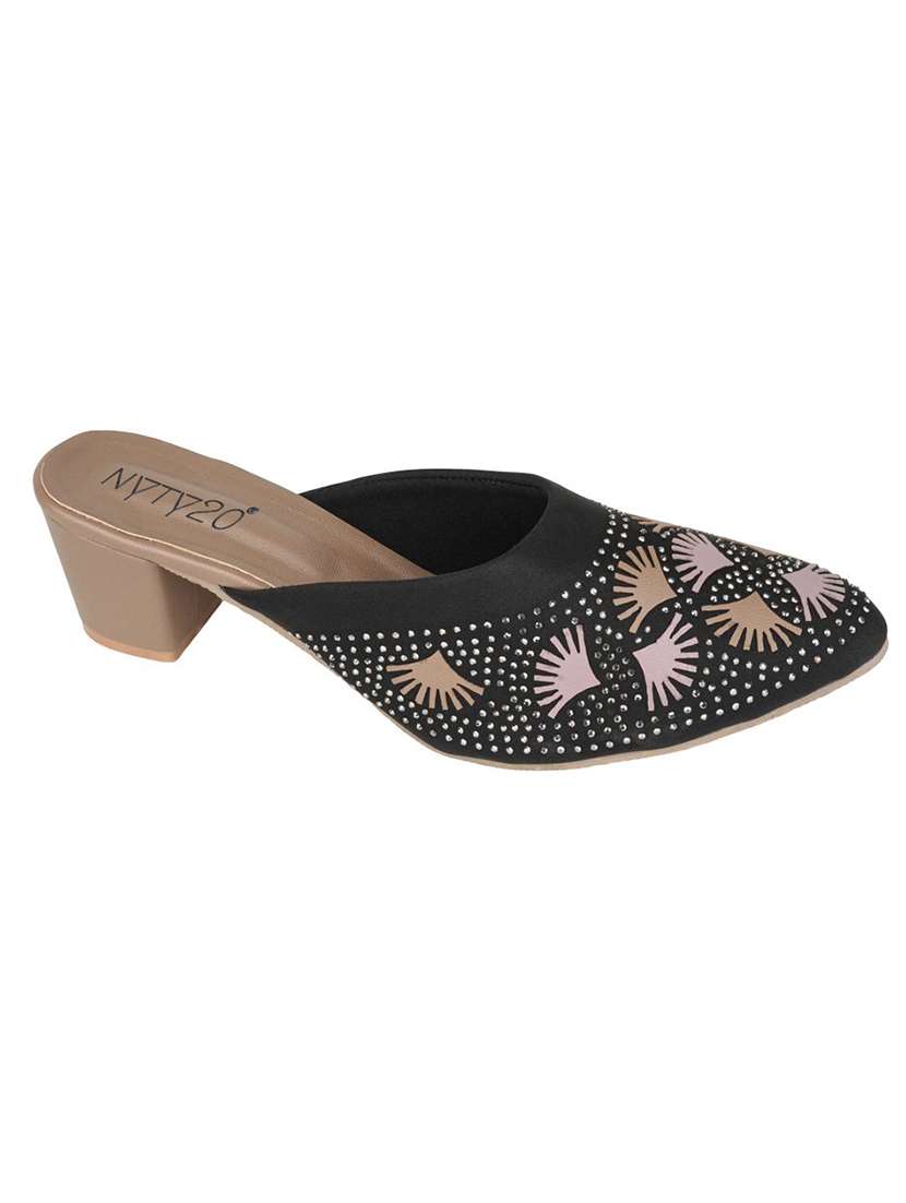 women black slip on mule - 22481708 -  Standard Image - 2