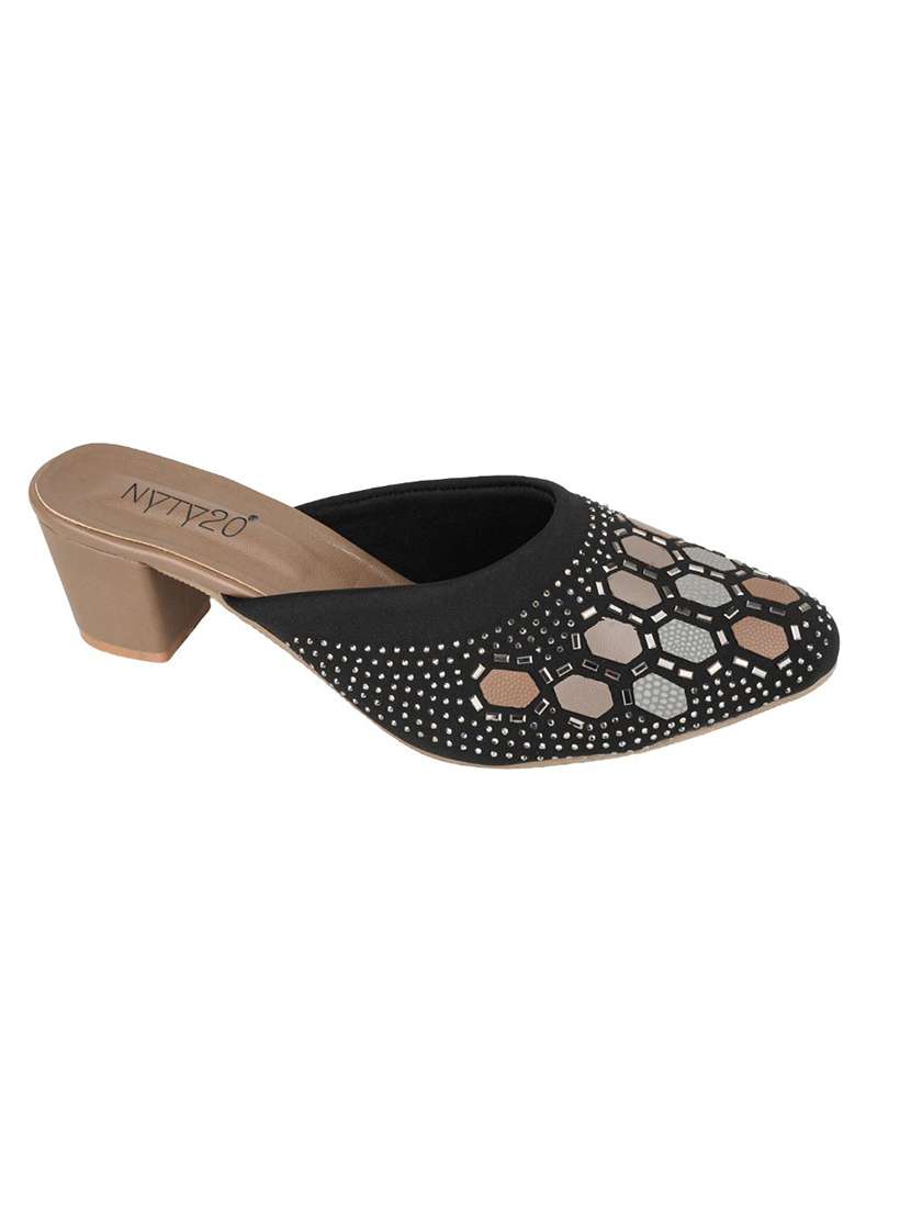 women black slip on mule - 22481712 -  Standard Image - 2