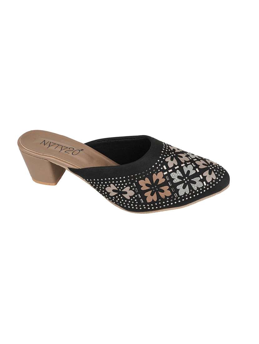 women black slip on mule - 22481713 -  Standard Image - 2