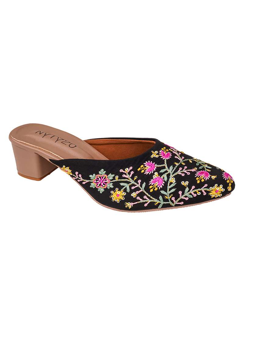 women black slip on mule - 22481715 -  Standard Image - 2
