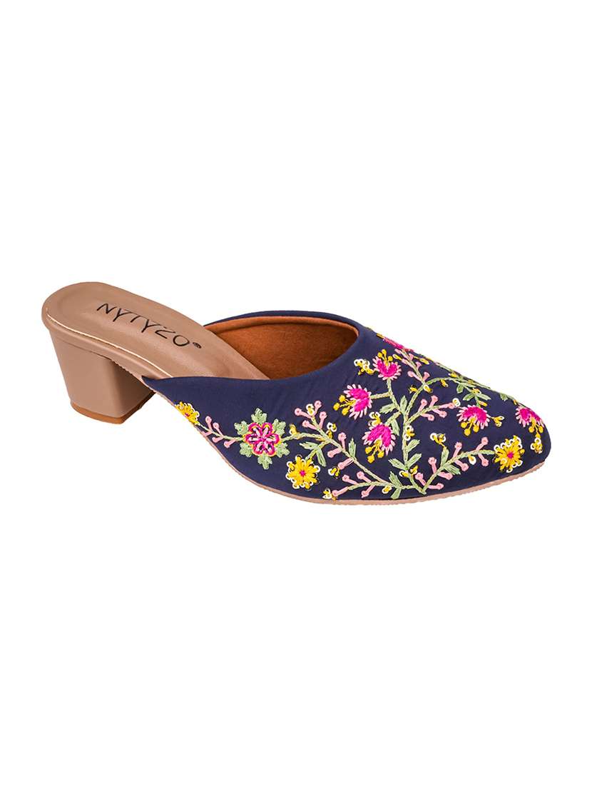 women embroidered slip on mule - 22481717 -  Standard Image - 2