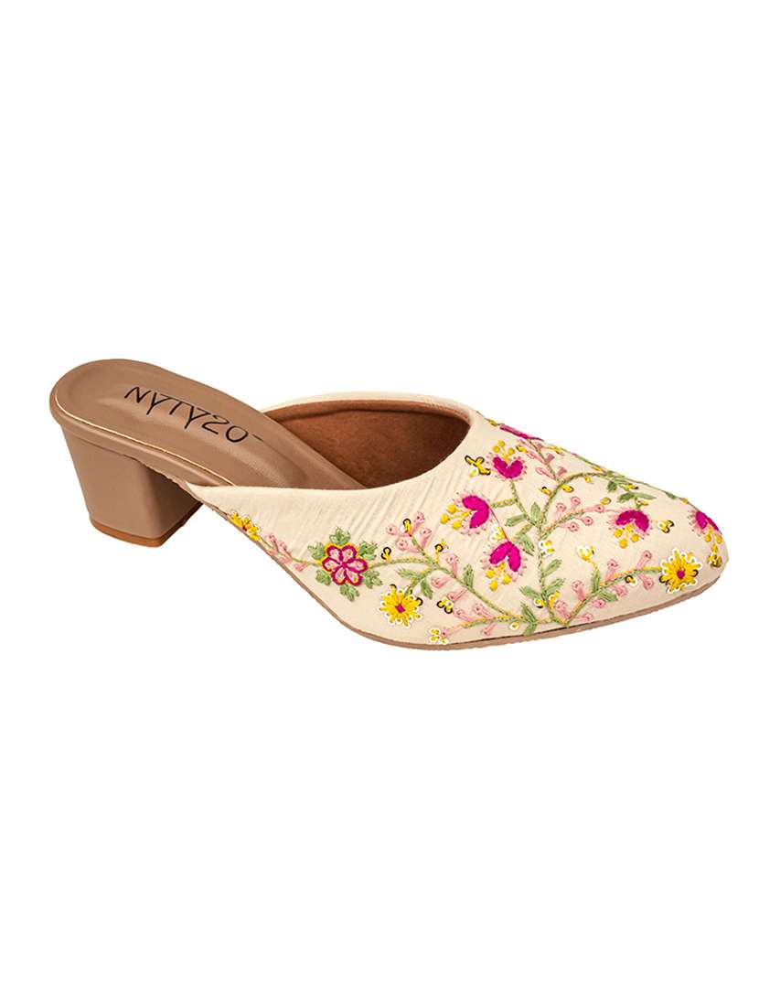 women embroidered slip on mule - 22481718 -  Standard Image - 2