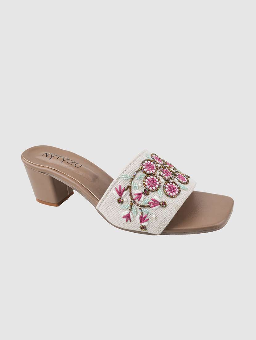 women embroidered slip on sandal - 22481720 -  Standard Image - 2