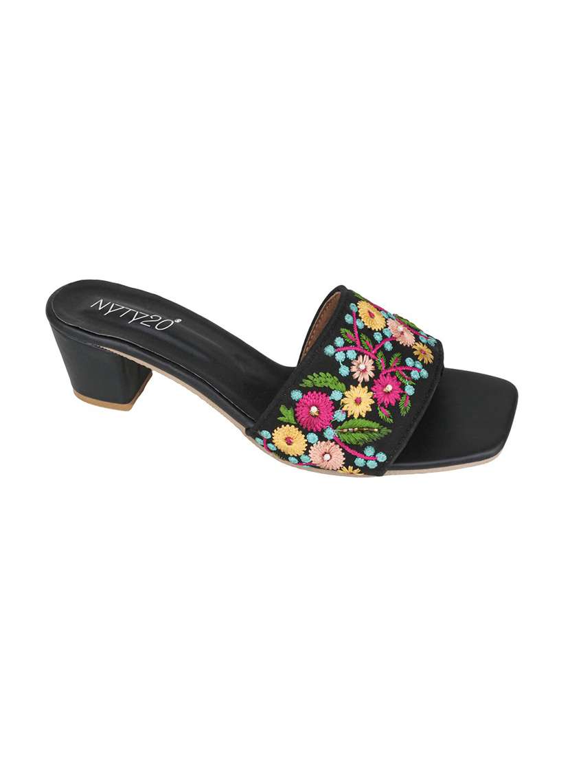 women embroidered slip on sandal - 22481722 -  Standard Image - 2