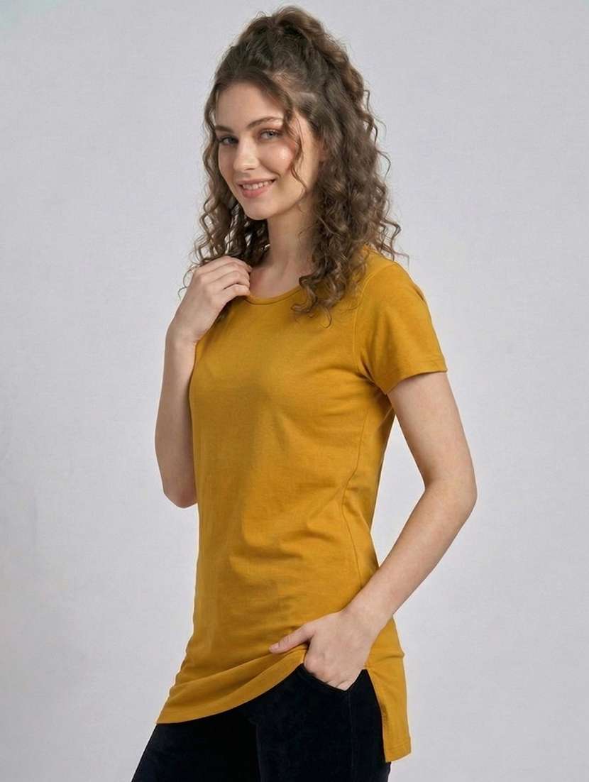women solid short sleeve loungewear t-shirt - 22485935 -  Standard Image - 2