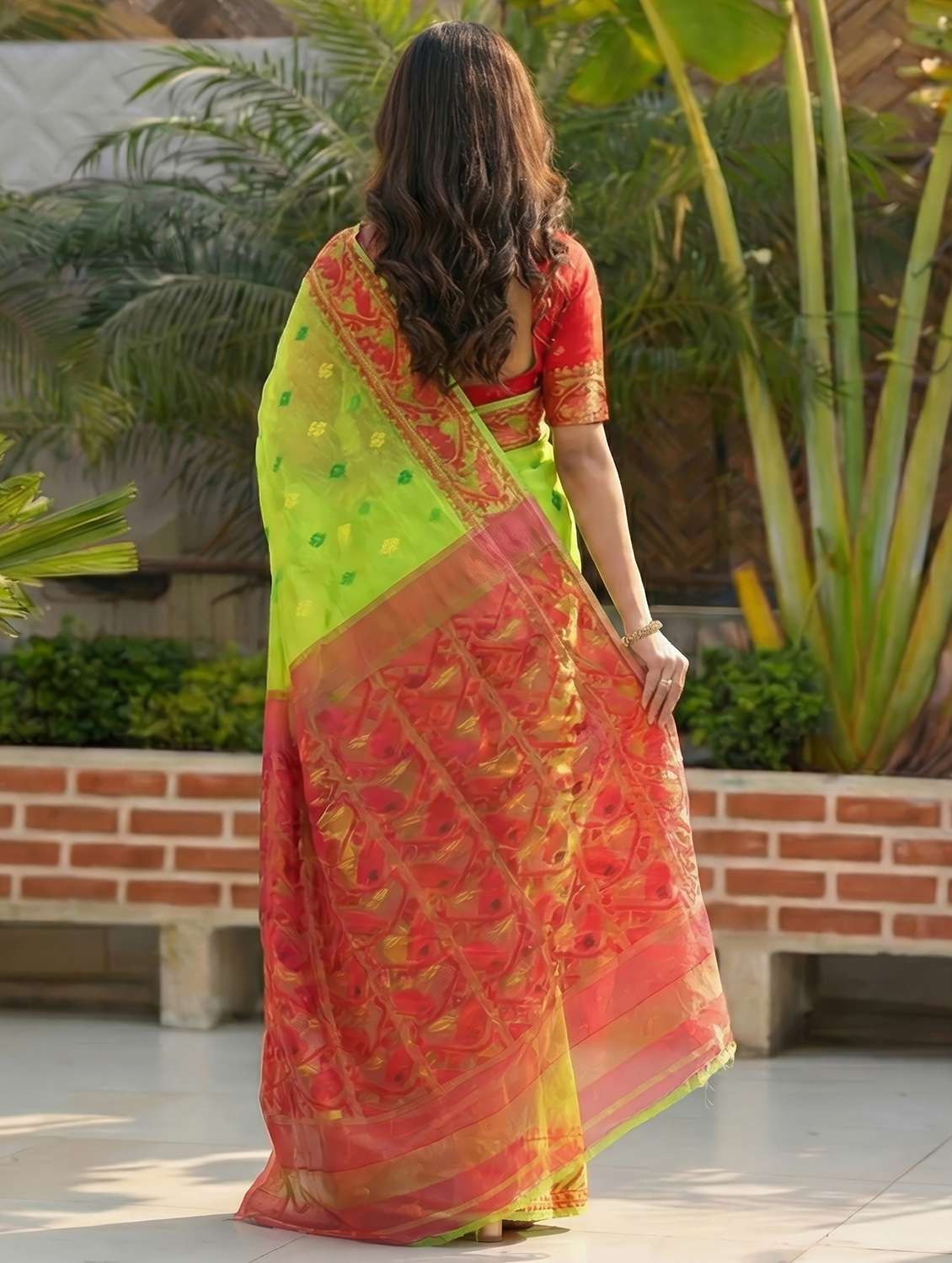 women self design jamdani saree - 22486111 -  Standard Image - 2