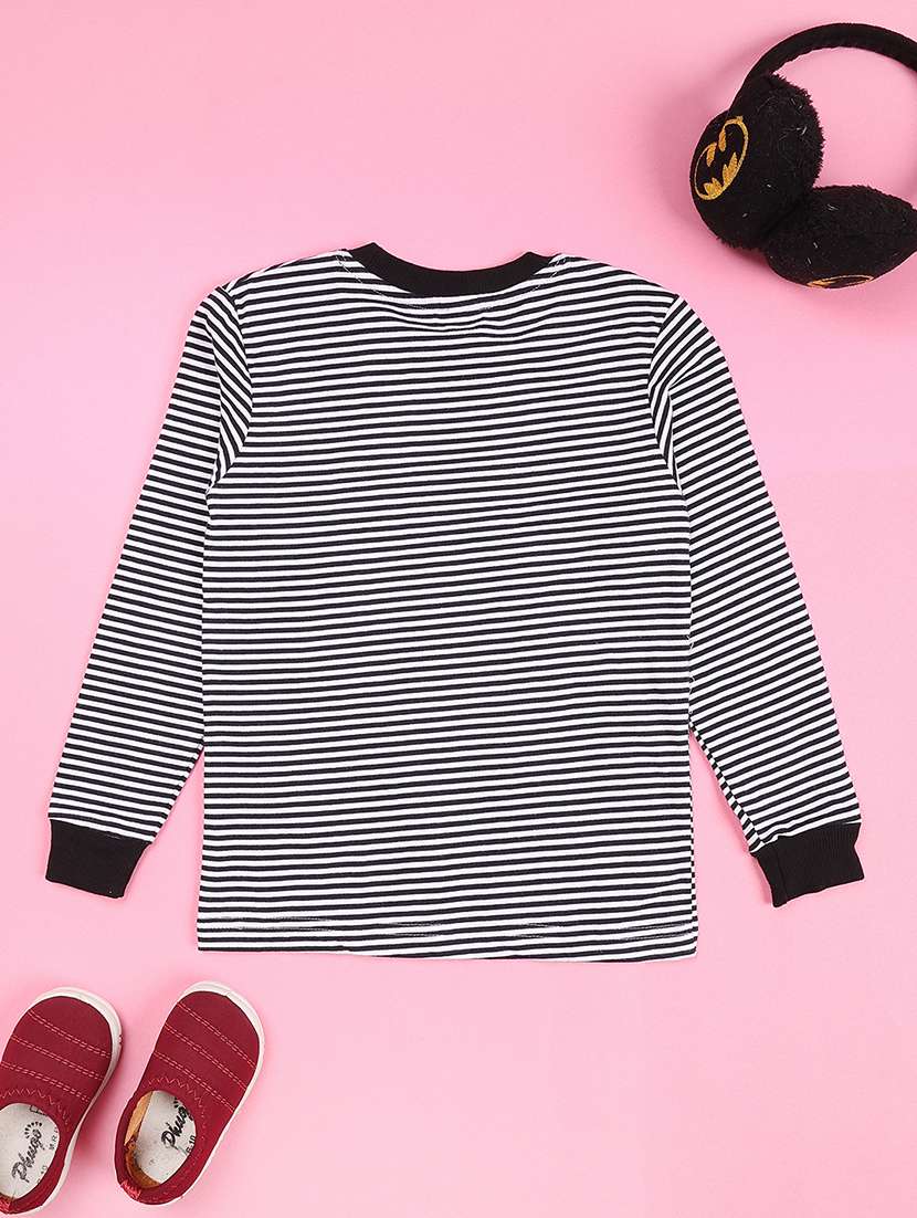 Boys Striped Long Sleeve T-shirt - 22486549 -  Standard Image - 2