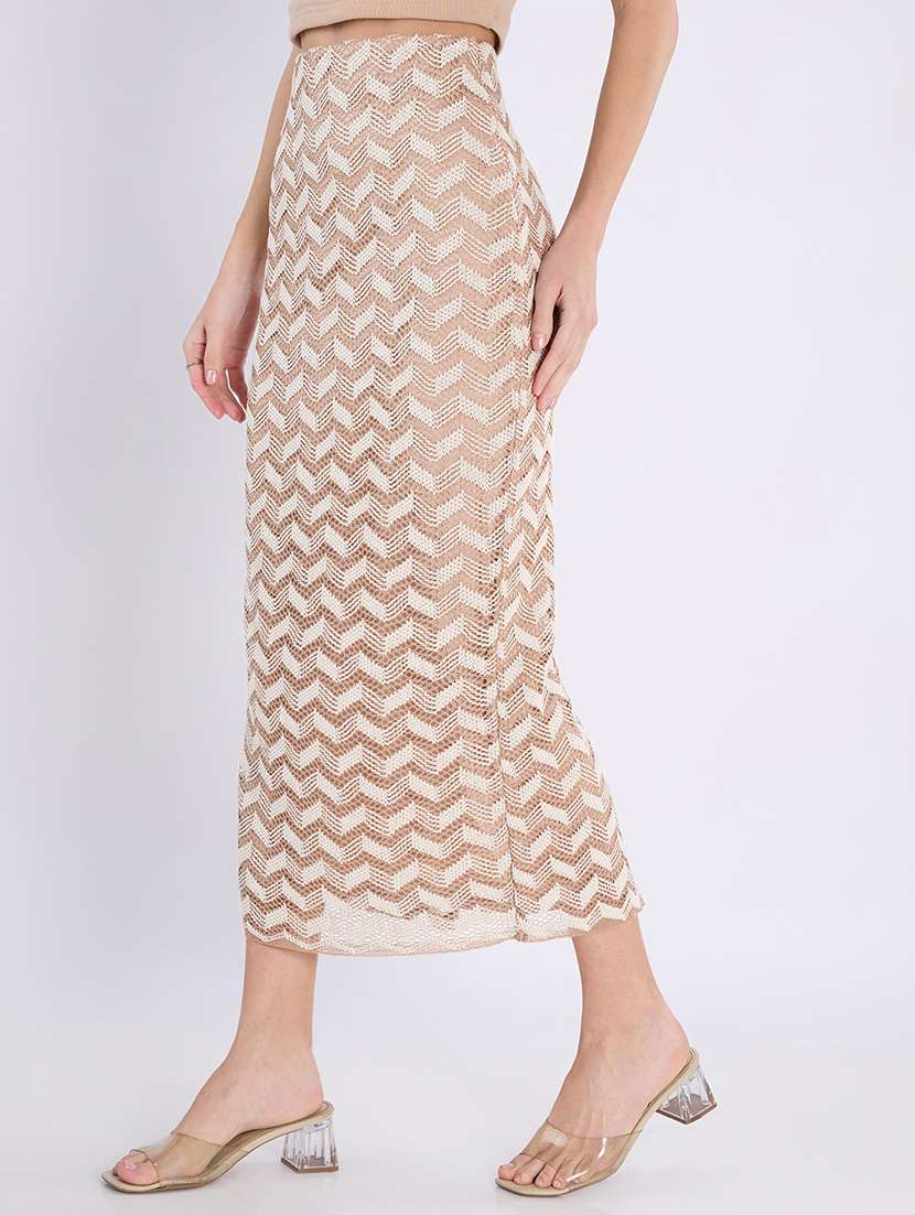 girls crochet chevron pencil midi skirt - 22486710 -  Standard Image - 2